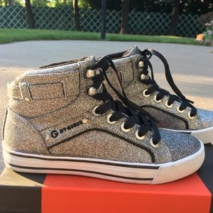 Never been worn Guess Sparkling Hi-Tops